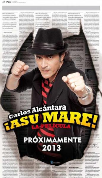 Carlos Alcántara y confesiones previas a estreno de Asu Mare
