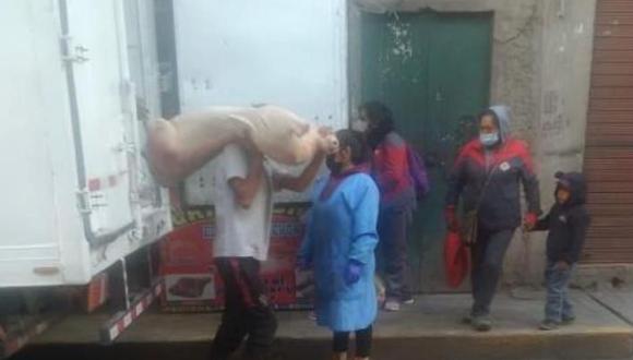 Mercados de Arequipa distribuyen este tipo de carne de cerdo. (Foto: Difusión)