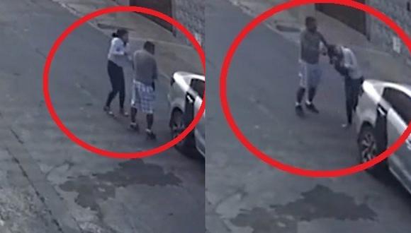 Delincuente jala el cabello de una mujer para robarle su cartera en Los Olivos (VIDEO)