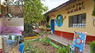 Huánuco: escolares de institución educativa en Marabamba en peligro por paredes de adobe a punto de colapsar