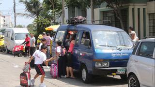 Movilidades escolares piden autorización para brindar otros servicios como delivery