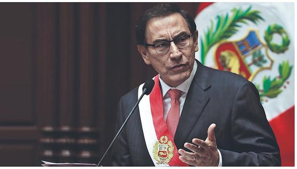 Vizcarra plantea la “refundación institucional del país” a partir  de su nuevo gobierno