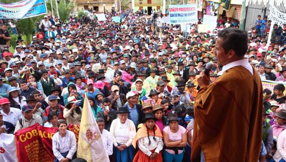 Huanta: Presidente Ollanta Humala inauguró obra