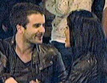 Cariñosa con actor Juan David Agudelo