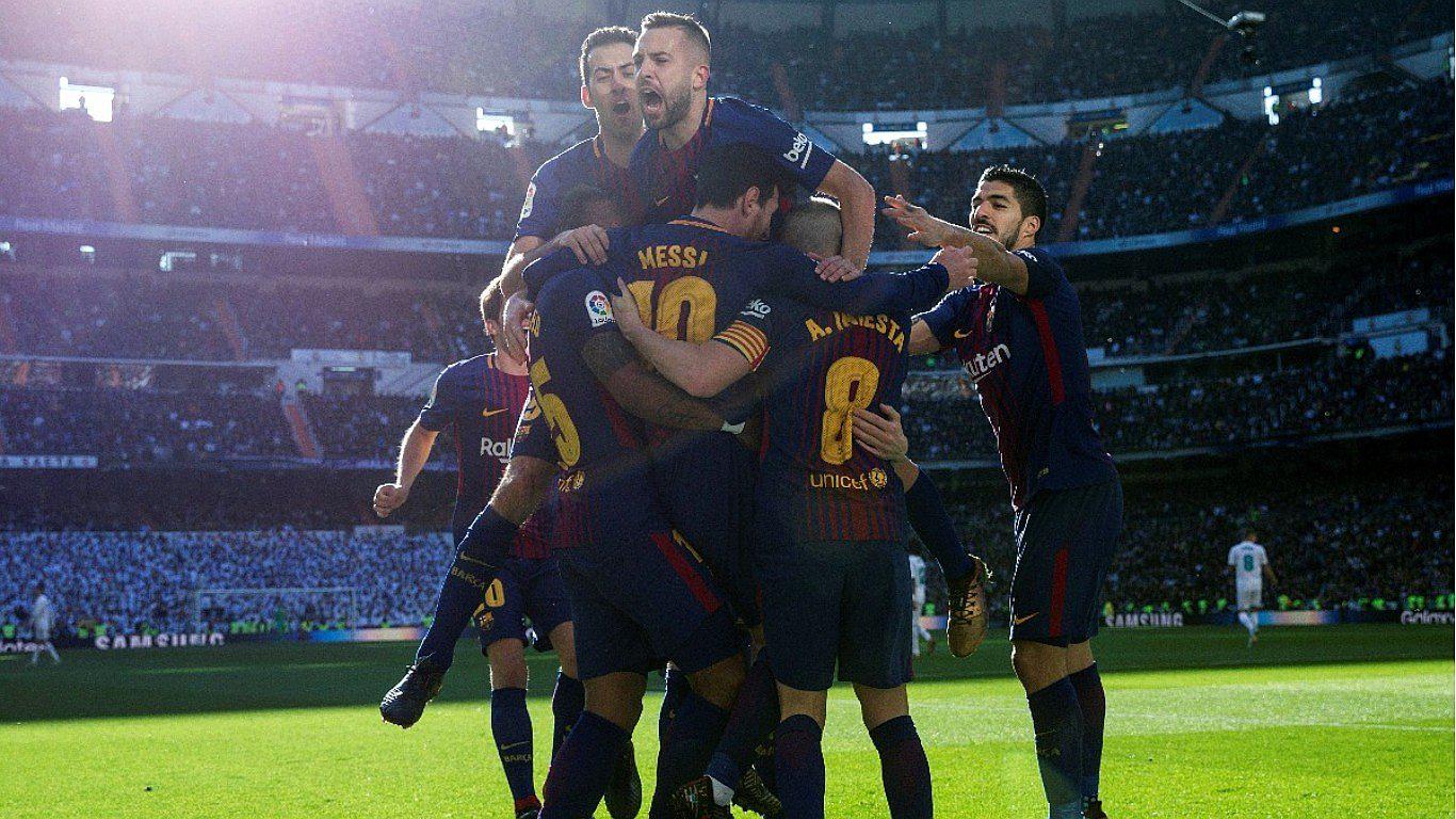 Barcelona derrotó 3-0 a Real Madrid en el Santiago Bernabéu (VIDEO)