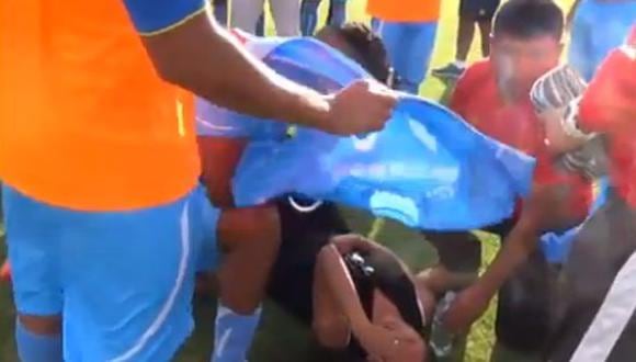 ​Copa Perú: Periodista es atacada por jugadores (VIDEO)