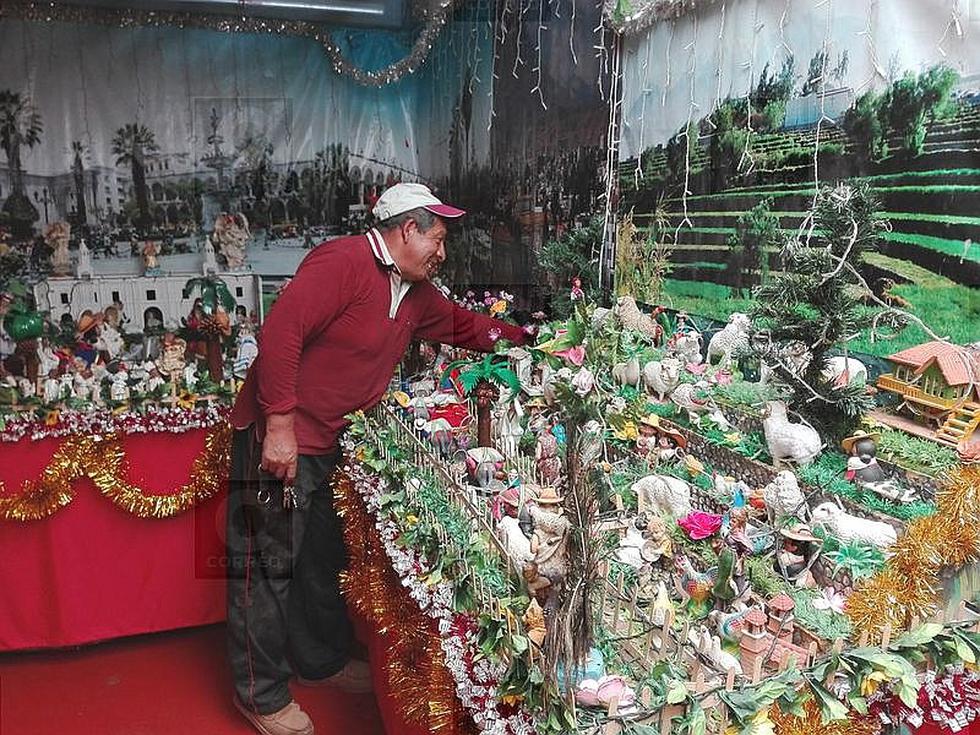 Nacimientos navideños regionales se muestran en Pocollay
