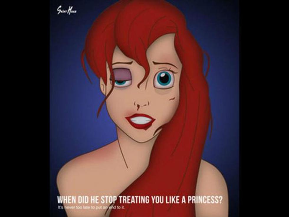 Las princesas de Disney protagonizan campaña contra la violencia a la mujer