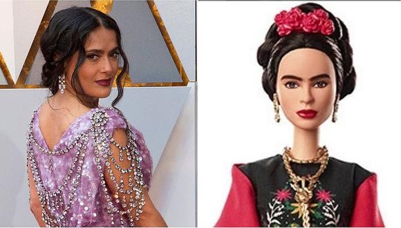 Salma Hayek expresó su molestia por edición de muñeca Barbie de Frida Kahlo (FOTO y VIDEO)