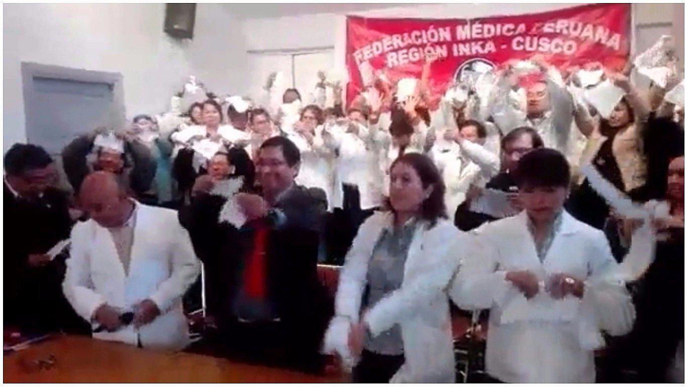 Minsa: Federación Médica del Cusco rompe acuerdo con el Gobierno (VIDEO)