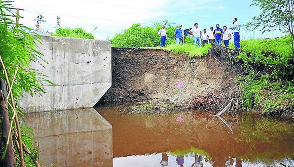 Piura: Puente que une distritos de Tambogrande y Chulucanas podría colapsar
