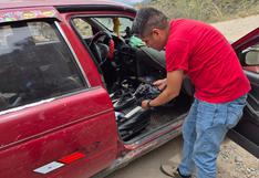 Joven chofer detenido por arma de fuego hallado de su carro en Huánuco