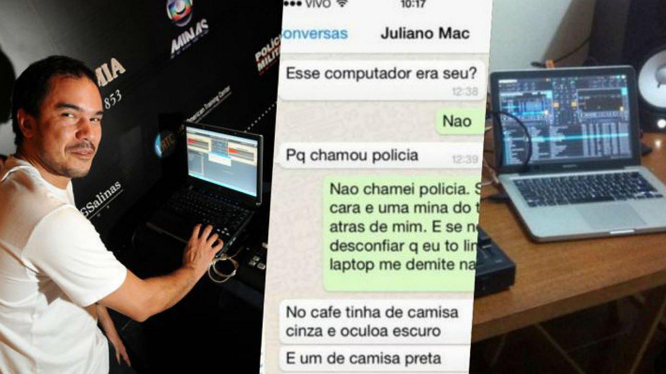 Brasil: DJ engañó a ladrón por internet y logró recuperar su laptop