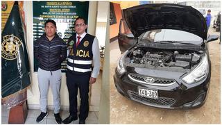 Detienen a empresario trujillano con vehículo robado en Chimbote 