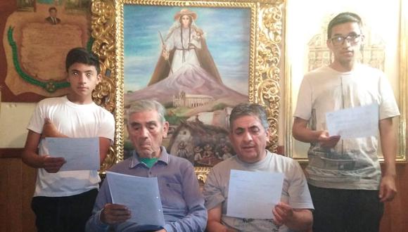 La familia Salinas es la encargada de redactar y dar lectura al testamento de Judas. Foto: Difusión