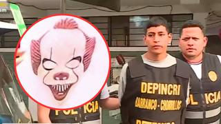 Chorrillos: capturan a sujetos que usaban máscaras del payaso “Pennywise” para asaltar | VIDEO