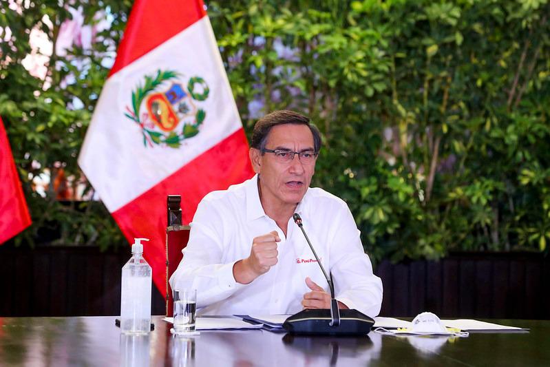 Presidente de la República, Martín Vizcarra, anunció medidas clave para mitigar el impacto de la ampliación del estado de emergencia, a fin de contener el avance del COVID-19. (Foto: Presidencia)
