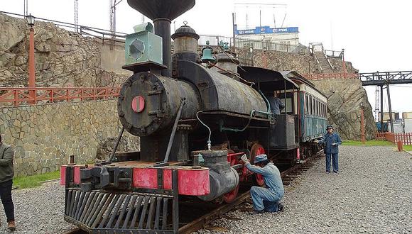 Realizarán puesta en valor de la histórica locomotora "La Mollendina"