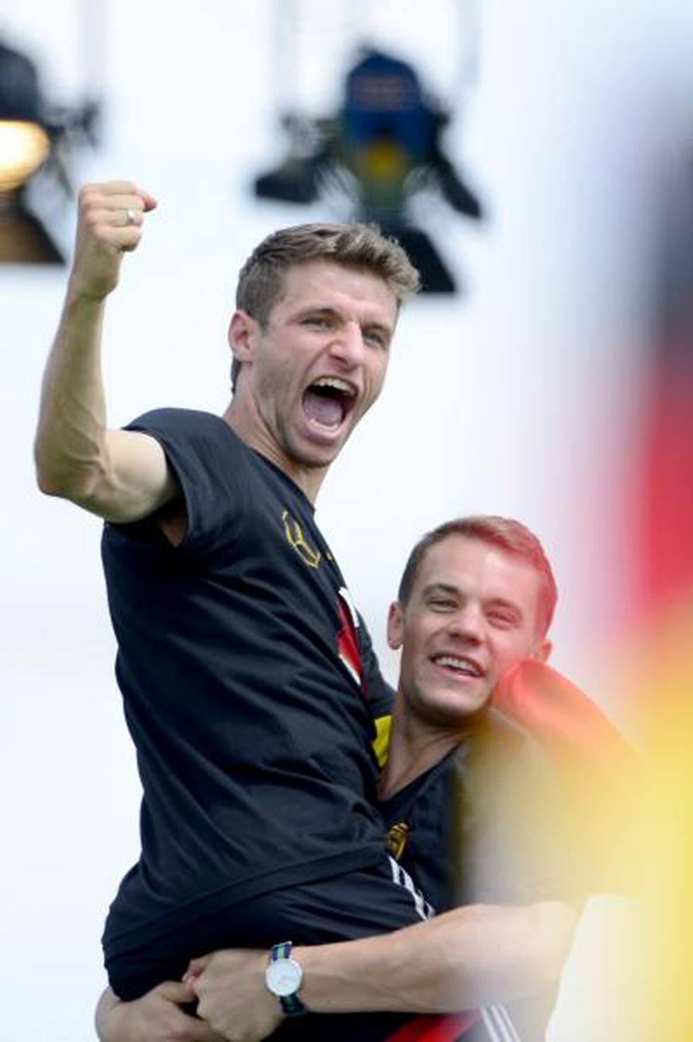 Brasil 2014: Así recibieron los hinchas alemanes a los campeones del mundo (FOTOS)