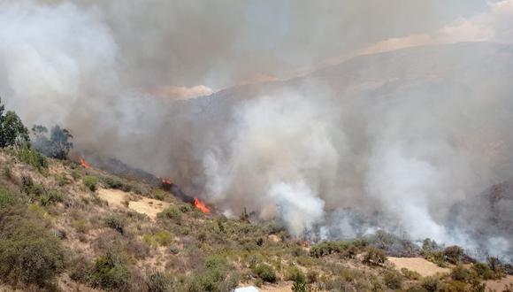 Incendios en Huancavelica.