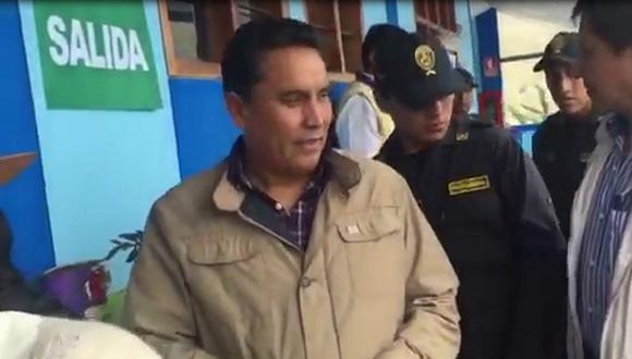 Gobernador regional de Junín: "Que se respete la voluntad popular" (VIDEO)