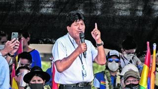 Evo Morales apadrina candidatura de Pedro Castillo