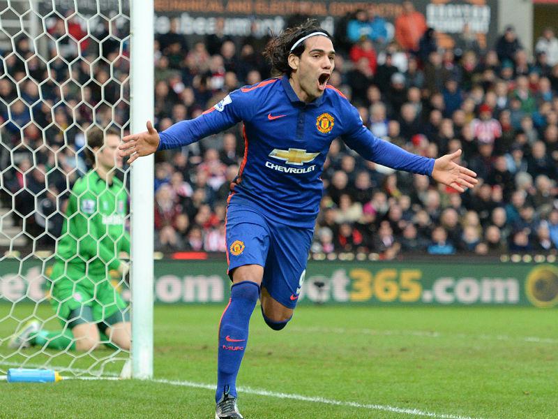 Premier League: Manchester United igualó con Stoke con gol de Radamel Falcao