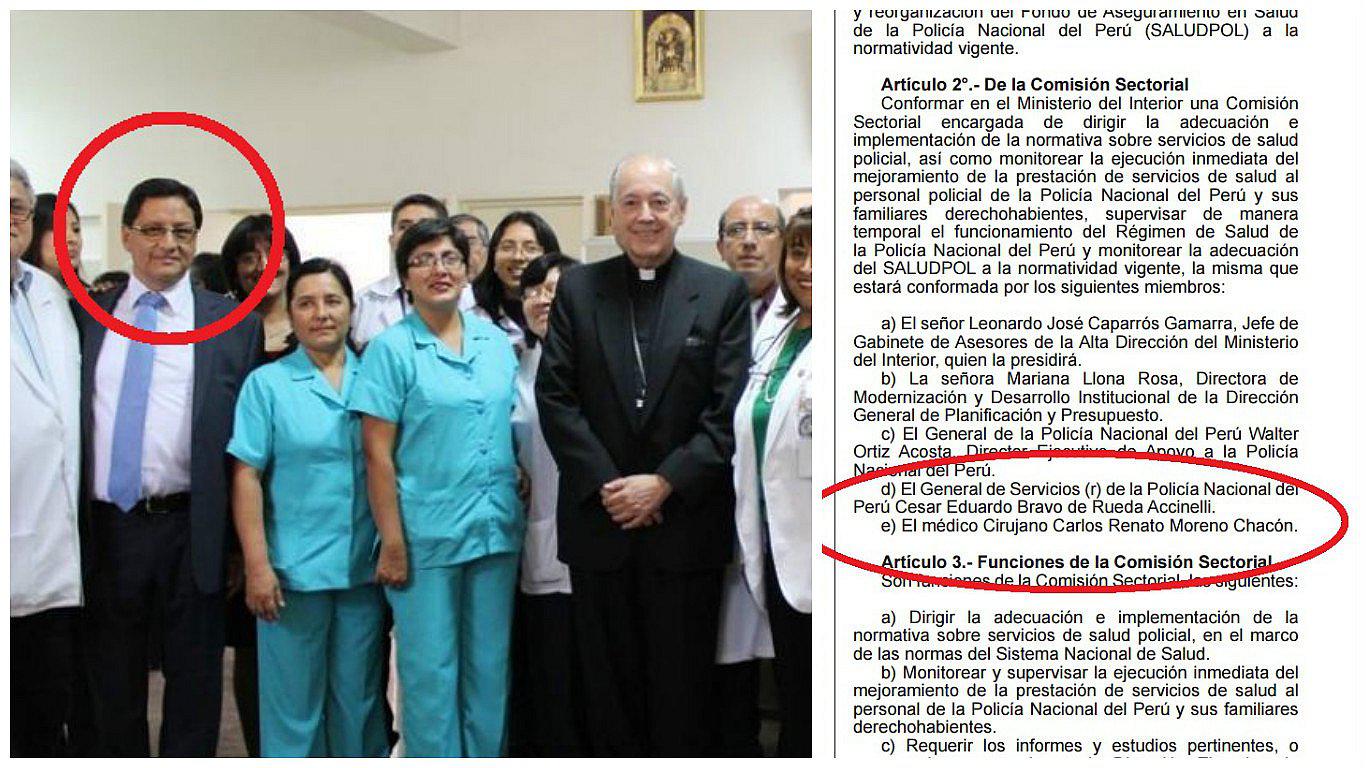 Polémico asesor de PPK iba a reorganizar servicio de aseguramiento de la Policía