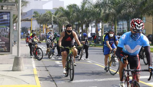 Número de ciclistas aumentó desde que inició la pandemia.  (Fotos: Jessica Vicente/ @photo. gec)