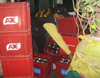 Vendían gaseosas  y cervezas bamba