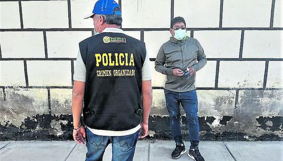 Arequipa: "Mono Richard"  vendía cocaína durante la cuarentena