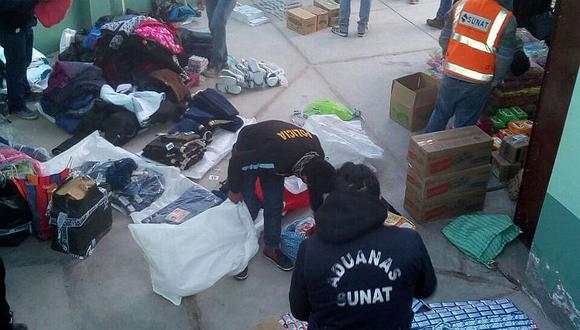 Policía Fiscal y Aduanas incautan contrabando valorizado en 59 mil soles 