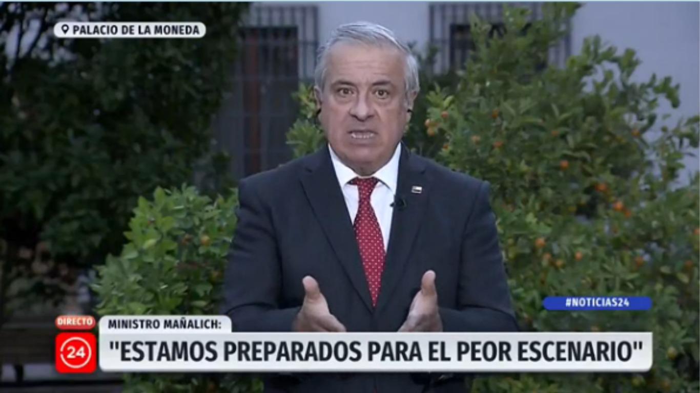 Ministro de Salud de Chile y sus polémicas declaraciones sobre el coronavirus.