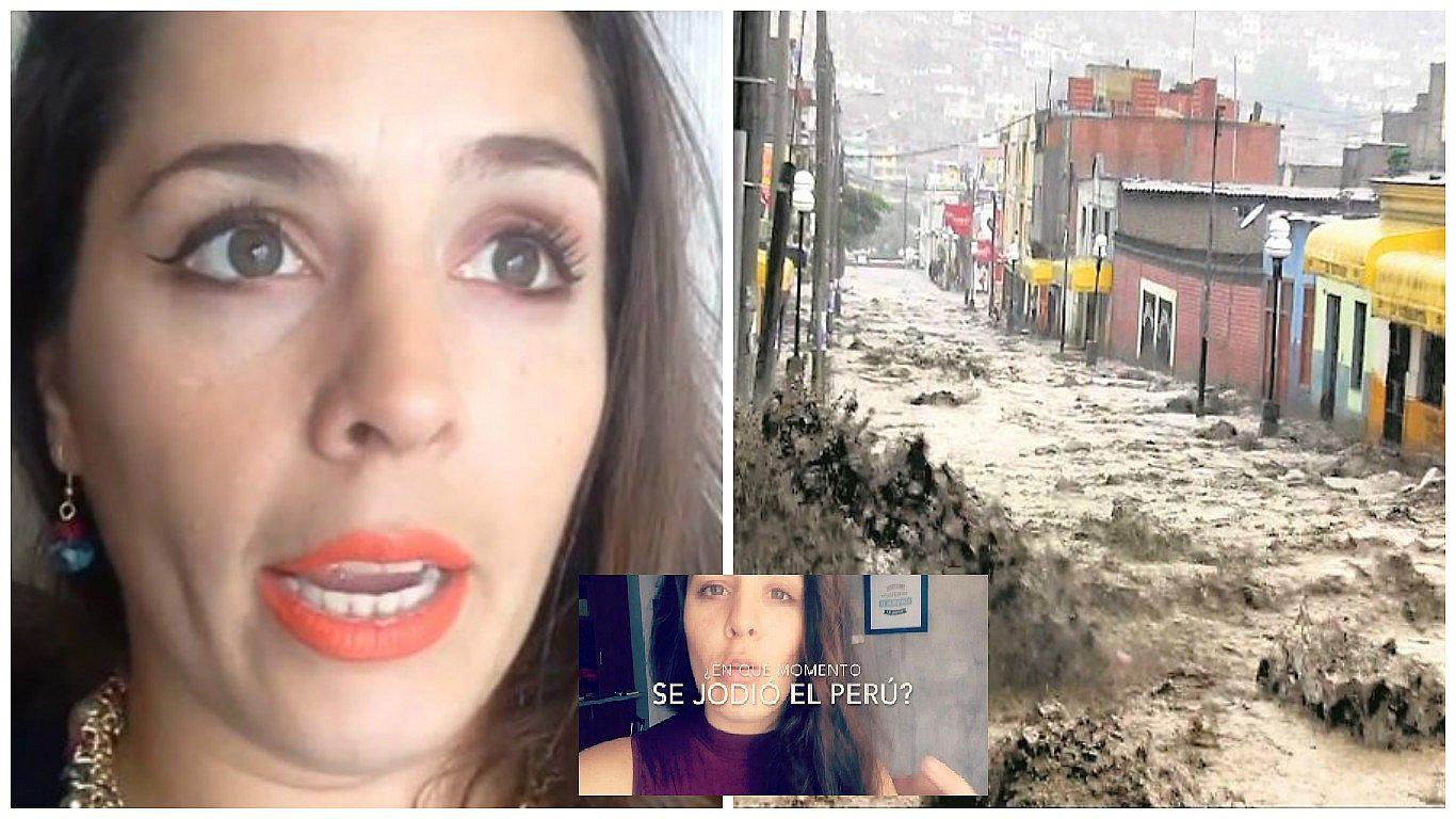 Yiddá Eslava mandó este contundente mensaje a los que se burlaron de huaicos (VIDEOS)