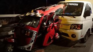 Pisco: mujer pierde la vida en fatal accidente entre camión y mototaxi en la carretera
