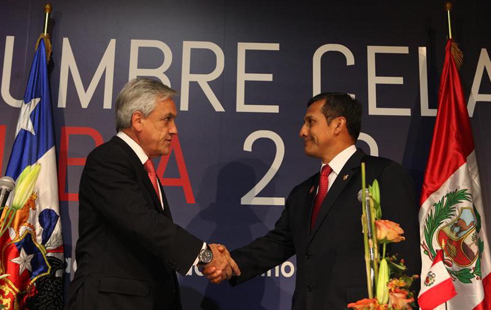 Humala y Piñera se comprometen a acelerar trabajos para implementar fallo de La Haya (Fotos)