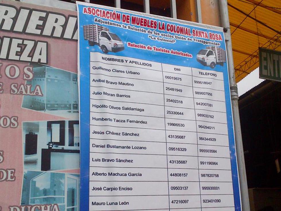 Autos de carga invaden paradero en la avenida Colonial