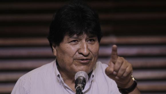 El expresidente de Bolivia Evo Morales. (Foto de Emiliano Lasalvia / AFP)