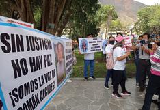 Familiares exigen justicia tras muerte de dirigente en Cáhuac, Huánuco