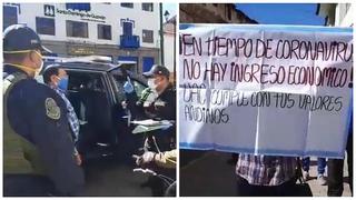 Padres de familia y estudiantes detenidos tras protesta por reducción de pensiones en Cusco (VIDEO)