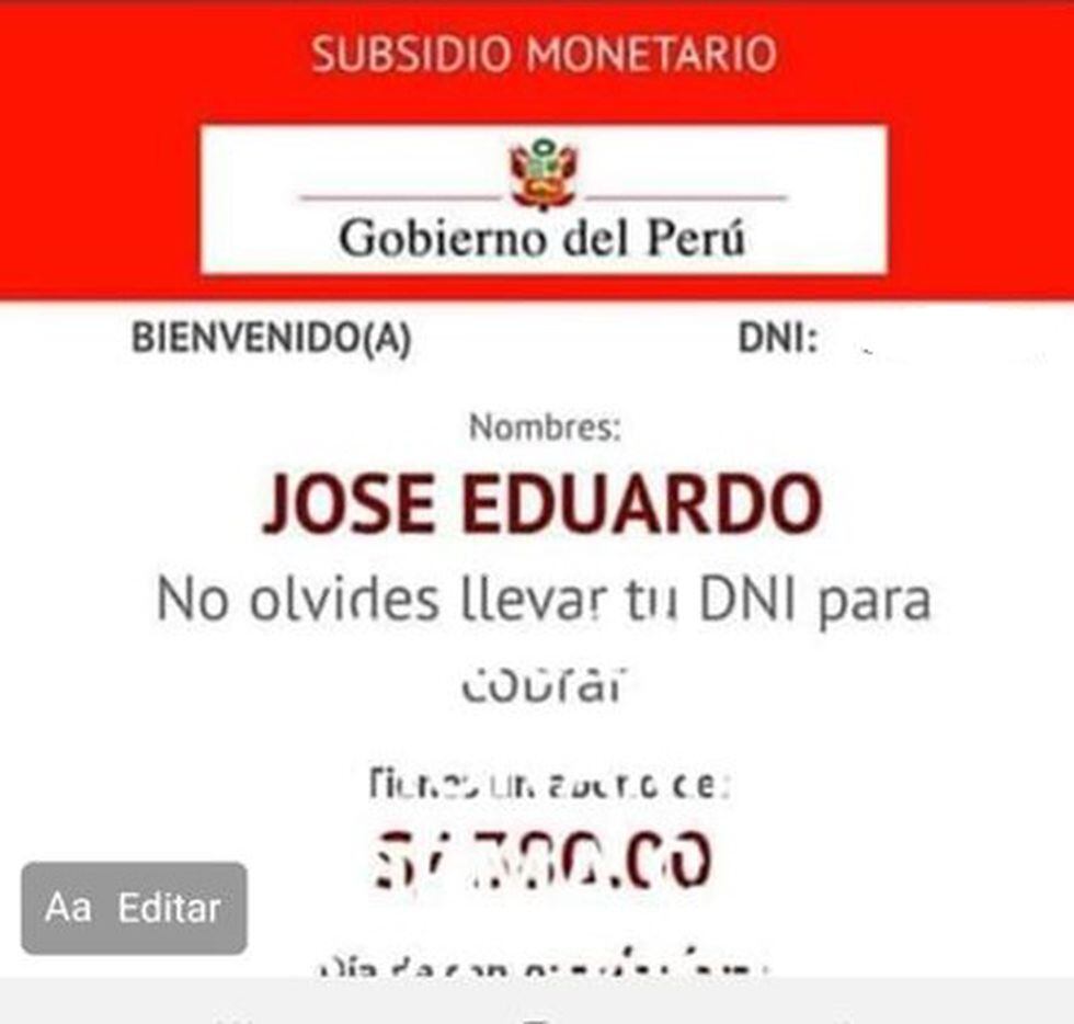 El alcalde de la provincia de Chanchamayo, región Junín, Eduardo Mariño Arquiñigo, informó que aparece como beneficiario del bono de S/380. (Foto: Municipalidad de Chanchamayo) 