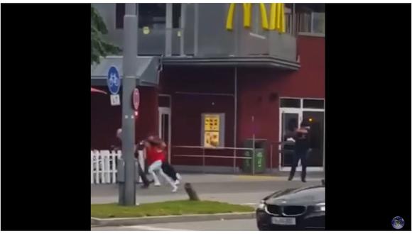 Impactante: Así fue momento preciso del tiroteo en Munich (VIDEO)