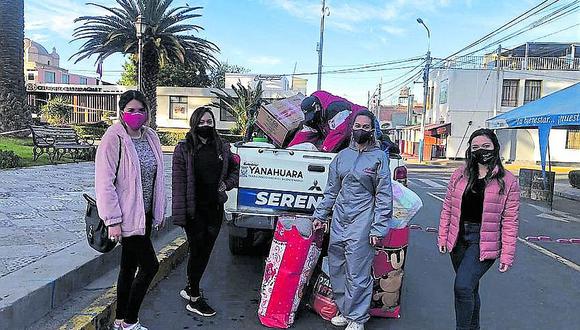 Pobladores de Tambo Cañahuas en Arequipa recibieron ayuda social
