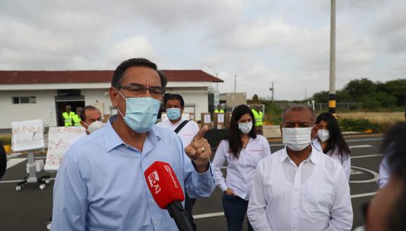 Martín Vizcarra pide a las regiones del norte no confiarse y evitar un rebrote. (Foto referencial)