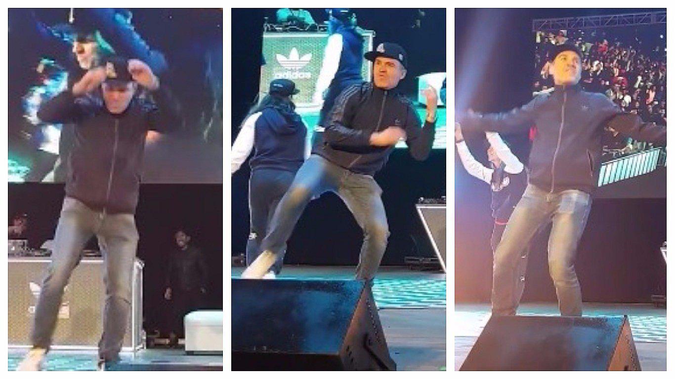 Facebook: Salvador del Solar sorprende bailando al ritmo de hip hop en festival "Pura Calle" (VIDEO)