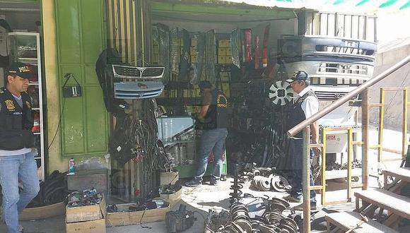 Tacna: Incautan autopartes de segundo uso valorizadas en 5 mil soles