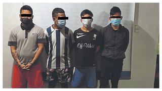 ​Capturan a cuatro de “Los Pacangueros” por robo de motocicletas en Chepén 