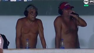 Relatores deportivos narraron partido sin polo por insoportable calor (VIDEO)