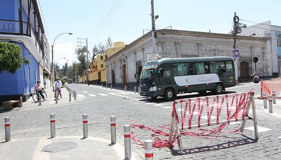 ​Regidores de Arequipa aprueban cambio de sentido de vías en el Centro Histórico