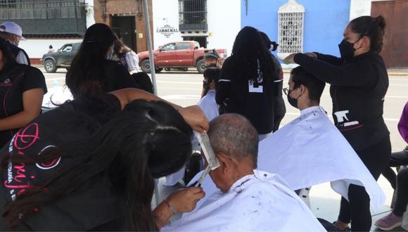 Se han instalado diversos centros de recopilación de cabello en la provincia de Trujillo.